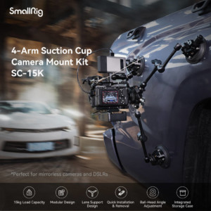 SMALLRIG 3565 SUCTION CUP 4 ARM WITH CAMERA MOUNT KIT SC 15K