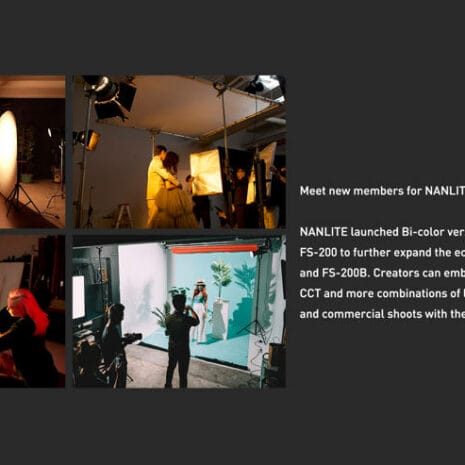 Nanlite FS 150B & FS 200B Bi Color LED Spot Light Nanlite FS 150B & FS 200B Bi Color LED Spot Light