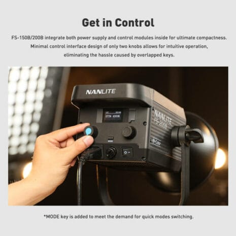 Nanlite FS 150B & FS 200B Bi Color LED Spot Light Nanlite FS 150B & FS 200B Bi Color LED Spot Light