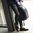 ARTISAN & ARTIST | RR4 06C | LEATHER PANEL BACKPACK