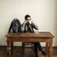 ARTISAN & ARTIST | RR4 06C | LEATHER PANEL BACKPACK