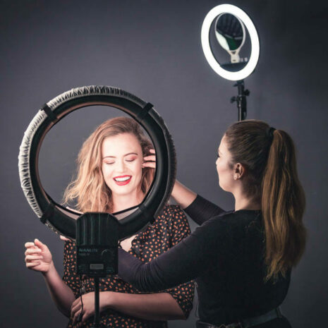 Nanlite Halo19 LED Ring Light With Carrying Case Nanlite Halo19 LED Ring Light With Carrying Case
