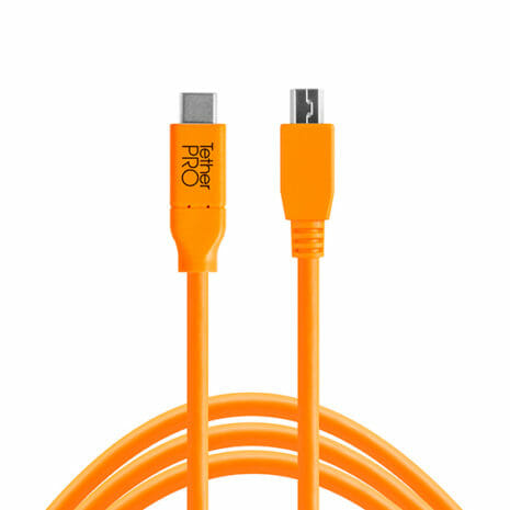 CUC2415-ORG_TetherPro_USB-C_to_2.0_Mini-B_5-Pin_15_ORG_MAIN CUC2415-ORG_TetherPro_USB-C_to_2.0_Mini-B_5-Pin_15_ORG_MAIN