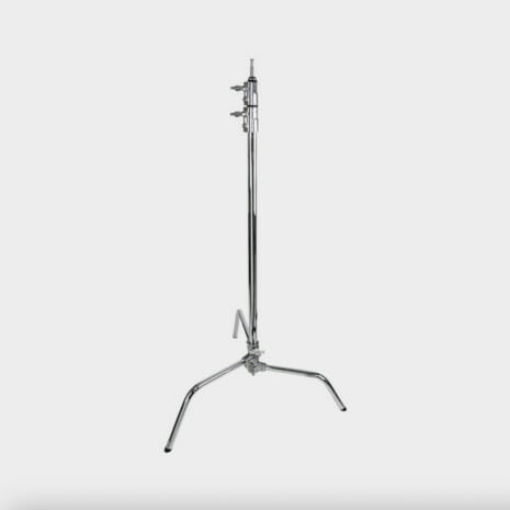 CL-20M 20" Master C-Stand With Sliding Leg & Quick-Release - Silver