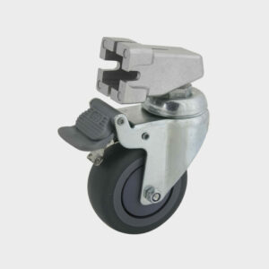 KUPO KC-080S 75MM CASTER WITH BRAKE 22MM SQUARE ADAPTER SET OF THREE