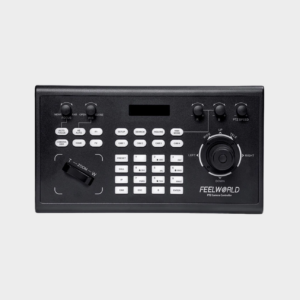 Feelworld KBC10 PTZ Camera Controller with Joystick and Keyboard Control LCD Display PoE Supported