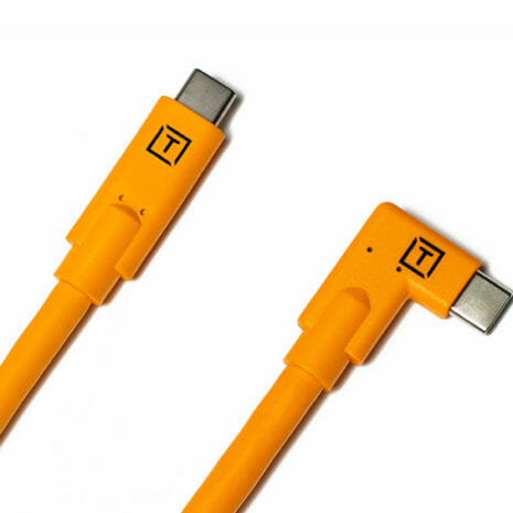 Tetherpro Usb C To Usb C Right Angle Cable CUC15RT ORG Angled Tetherpro Usb C To Usb C Right Angle Cable CUC15RT ORG Angled